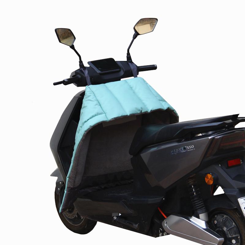 Windproof Plush Winter Cover for Electric Scooters & Motorcycles - Universal, All-Season, Two-Piece