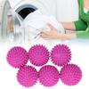 12Pcs Washing Ball Reusable Laundry Cleaning Balls Tool Household Supplies Rose Red