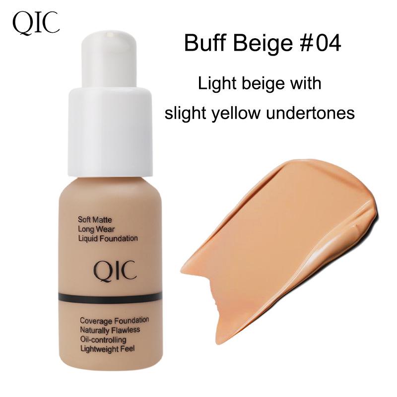 

QIC Matte Waterproof Foundation & Concealer with Oil Control and Moisturizing BB Cream 30g