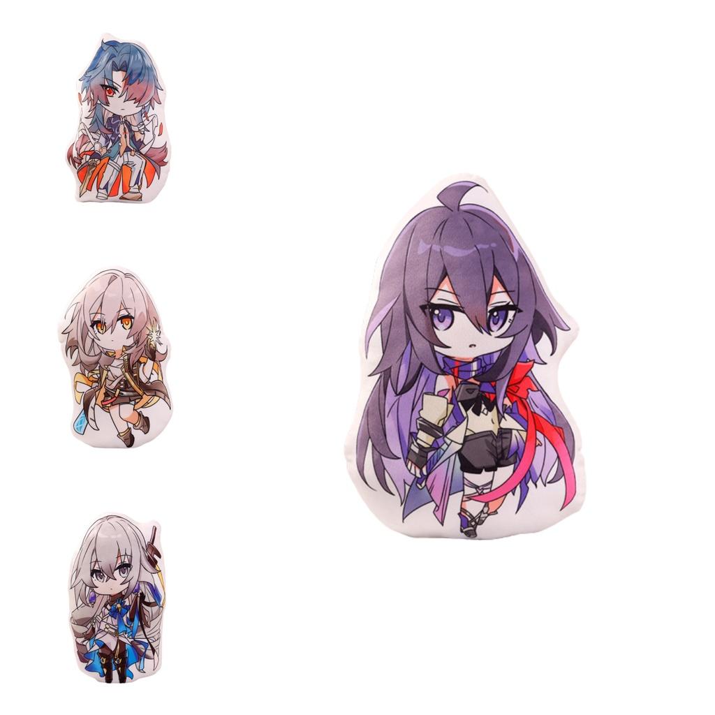 Honkai Star Rail Plush Dolls Throw Pillow Comfortable And Soft Fabric Perfect Gift For Game Fans