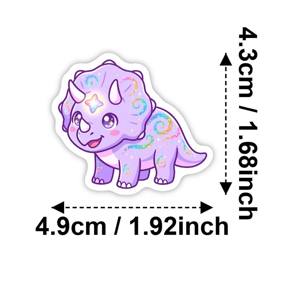 10/30/50pcs Cute Dinosaur Creative Stickers Cartoon Animal Decals Toy DIY Scrapbook Phone Helmet Suitcase Funny Graffiti Sticker