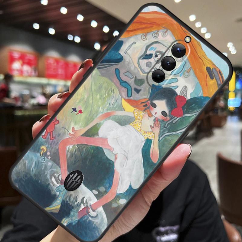 Cartoon Aesthetic Aya Takano Case For ZTE Nubia Red Magic 8S 9S 10S 8 9 10 Pro Plus 6S 7S 6 7 Pro 5G 6R 11 Pro Plus Cover