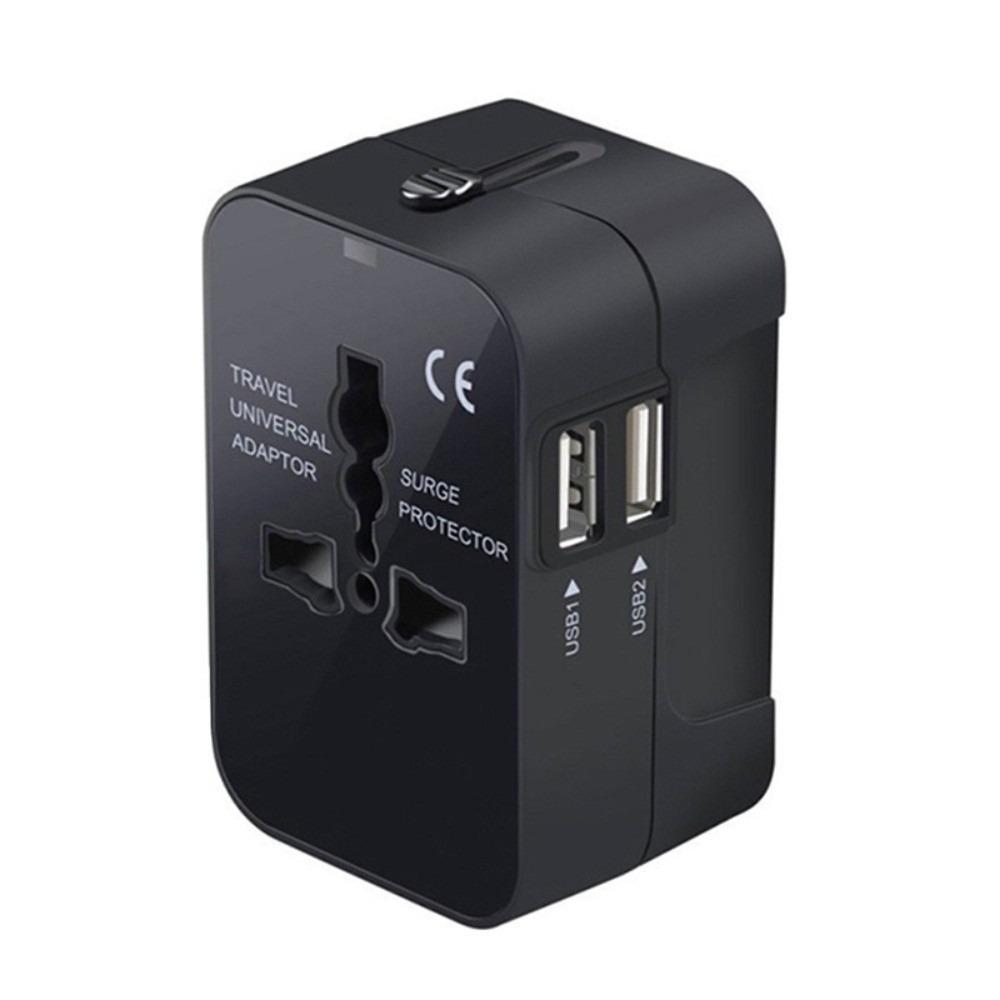 Locking Design Universal Travel Adapter Safety Shutter Travel Charger International Travel