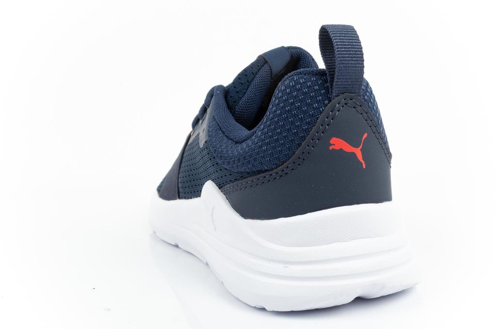 Puma Jr Wired Textile Running Shoe Navy [374216 21] size 28
