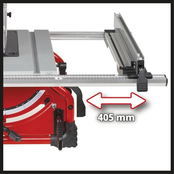 Einhell Scie Circulaire Sur Table TE-TS 254 T (2 000 W, Démarrage Progressif, Table Principale En Aluminium, Extension)