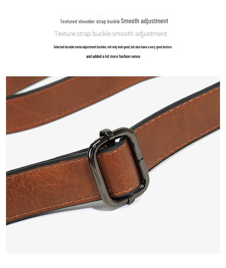 Retro Women's Commuting Tote: High-End, Large Capacity, Crossbody, Fashionable One-Shoulder Bag