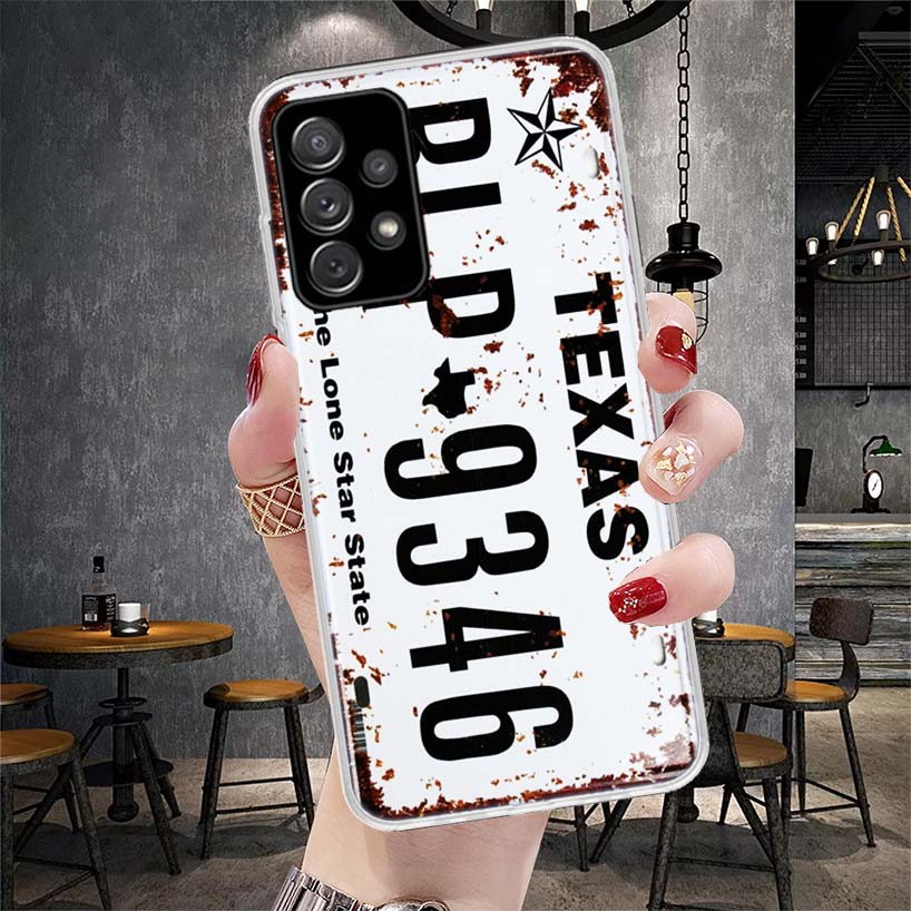 License New York Plate Number Soft Phone Case For Samsung Galaxy S22 S23 S24 S25 Edge S26 Ultra S20 FE S21 Plus + Fundas Coque G