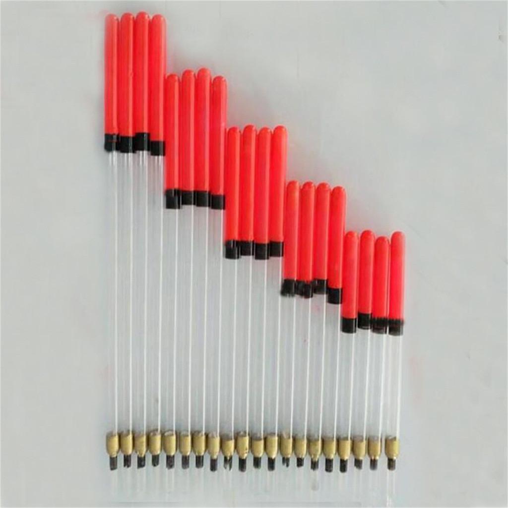 20 шт. смешанные загруженные рыболовные поплавки Crystal Waggler - карповые снасти — фото 8