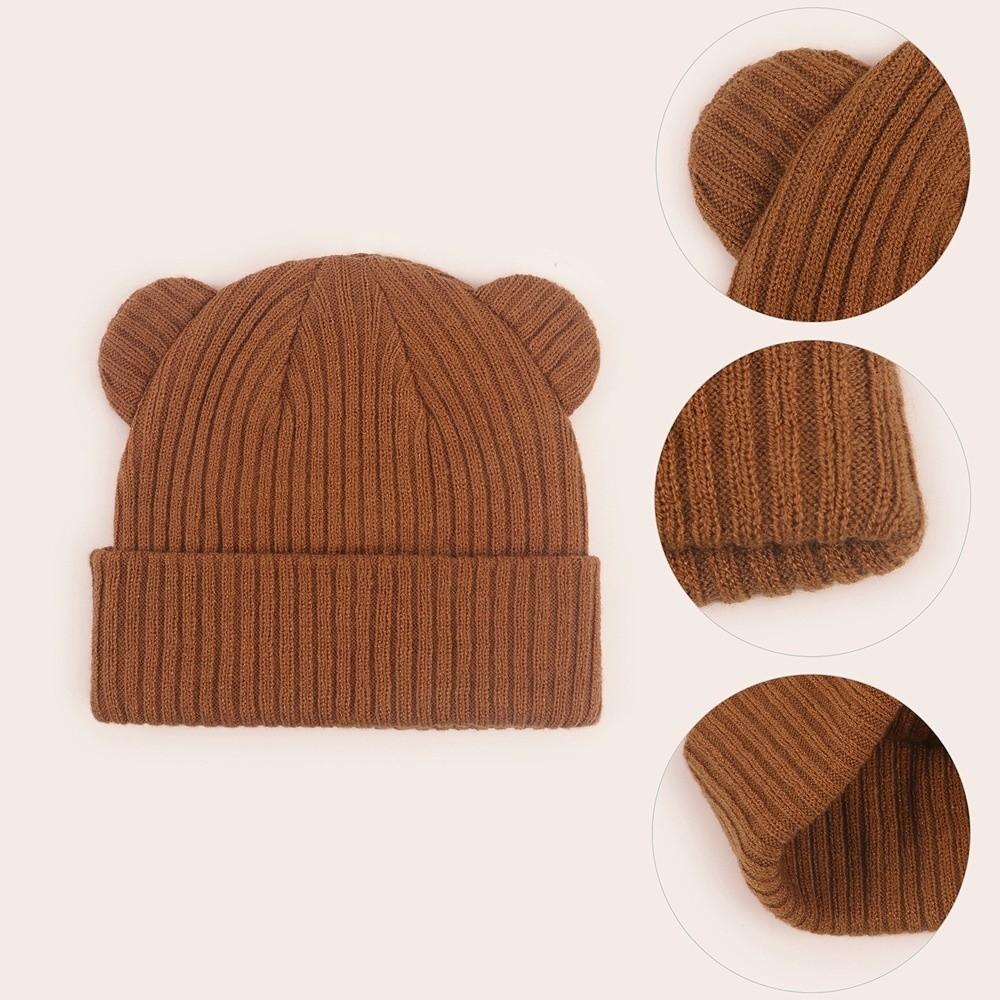 Windproof Beanies Cap Cold Proof Pullover Cap New Knitted Hat Baby