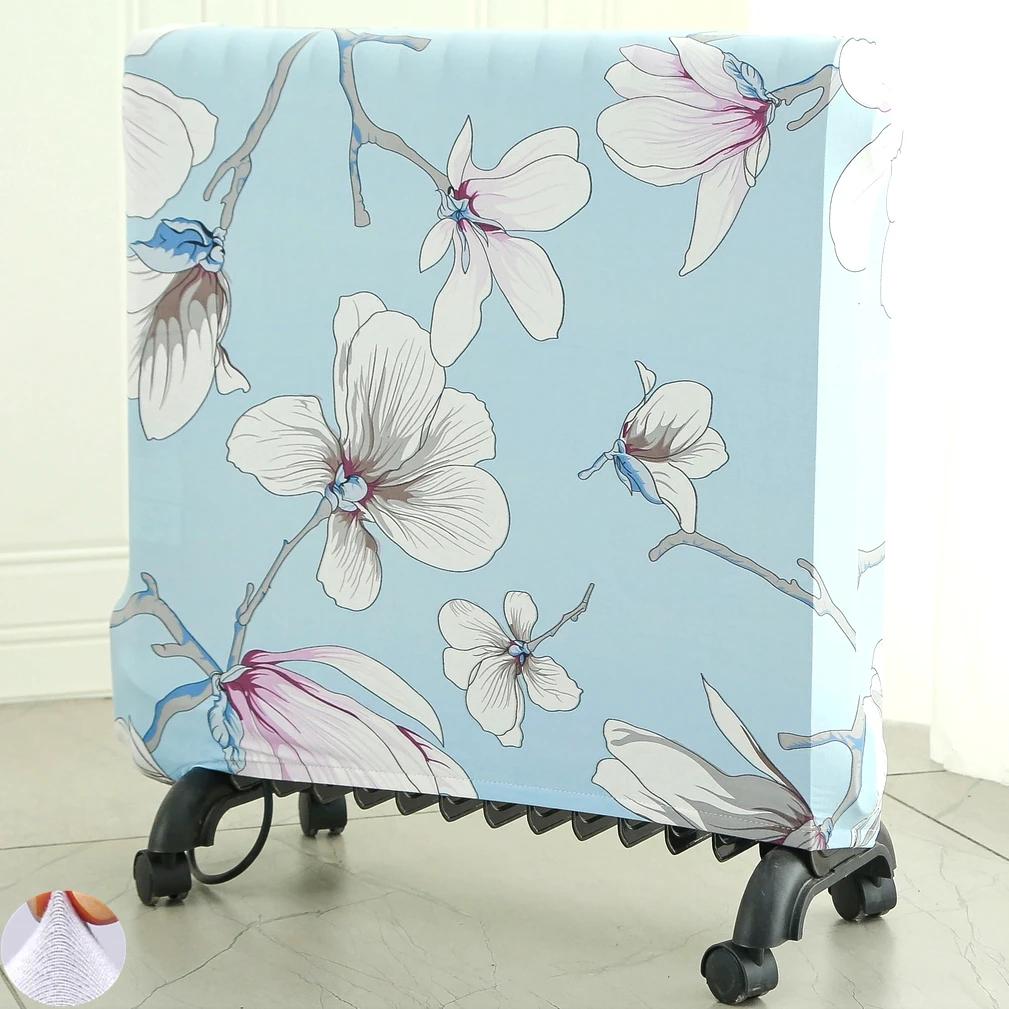Solid Color Portable Heater Radiator Dust Cover Thickened Elastic Household Oil Tin Radiator Protective Storage Dust Covers