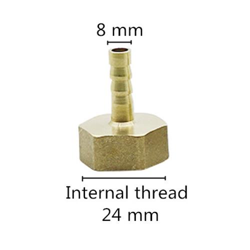 Hose Barb Connector copper  3/4" female Male Thread Pipe Fitting Barb Hose Pagoda Coupling Tail Connector 8/10/12/14/16mm hose