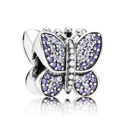 New copper Butterfly Swallow Cactus Shamrock Chameleon Dangle Bead Charms Compatible With Authentic Bracelets Charm Bead Charms Do It Yourself Jewelle