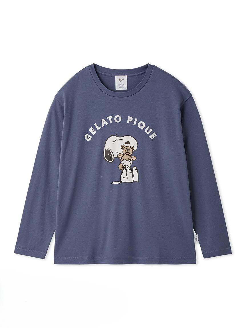 

Peanuts One Point Long T PWCT251212 NVY F [Gelato Pique] Snoopy×BEAR Женская тёмно-синий