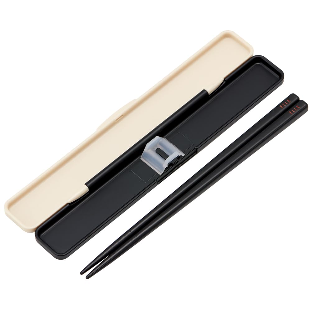 Skater ELLE Chopsticks and Chopstick Case Adult Made In Set, 18cm, Antibacterial, Size, Japan, ABC3AG-A