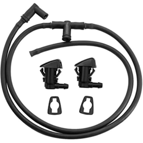 7C3Z-17K605-A Windshield Washer Nozzle for Ford F250 F350 F450 F550 Super Duty 2008-2016 & Hose Kit BC3Z-17K605-B BC3Z-17603-A