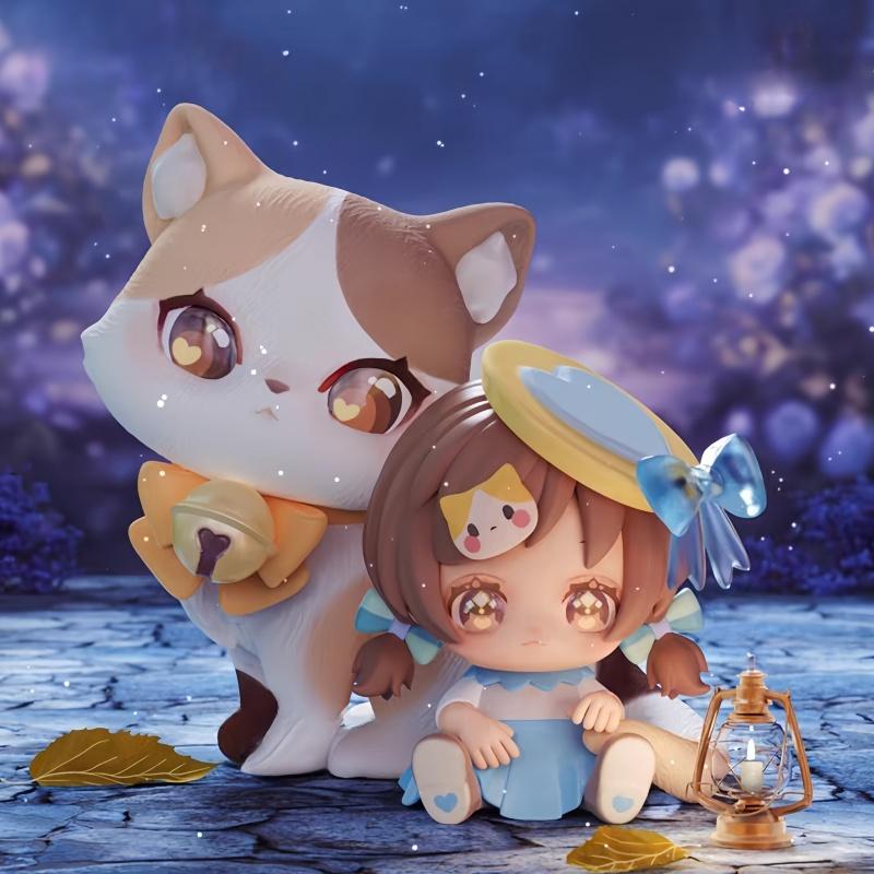 New   Cat Ni Cub Kitten Accompanies You Series Surprise  Figurine Cute Festvial Gifts Surprise Trendy Toys