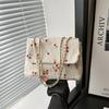 Beautiful Fresh Casual Sweet Printed Large Capacity Chain Shoulder Armpit Bag Versatile Commuter Messenger Bag Women
