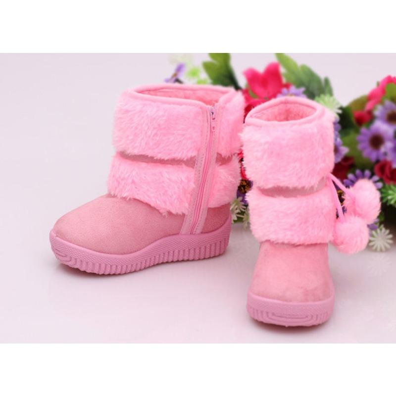 Детские зимние сапоги утолщенные и бархатные — фото 14