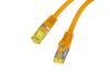 Patchcord Lanberg S/FTP kat.6A 0,5m LSZH CU fluke passed pomarańczowy