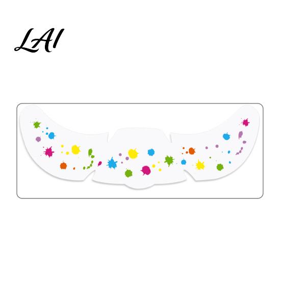 Party Tattoo Stickers Waterproof Temporary Sticker for Face Women Girls Face Easy Apply Decal Decorative Fake Valentine's Day Wedding Parties