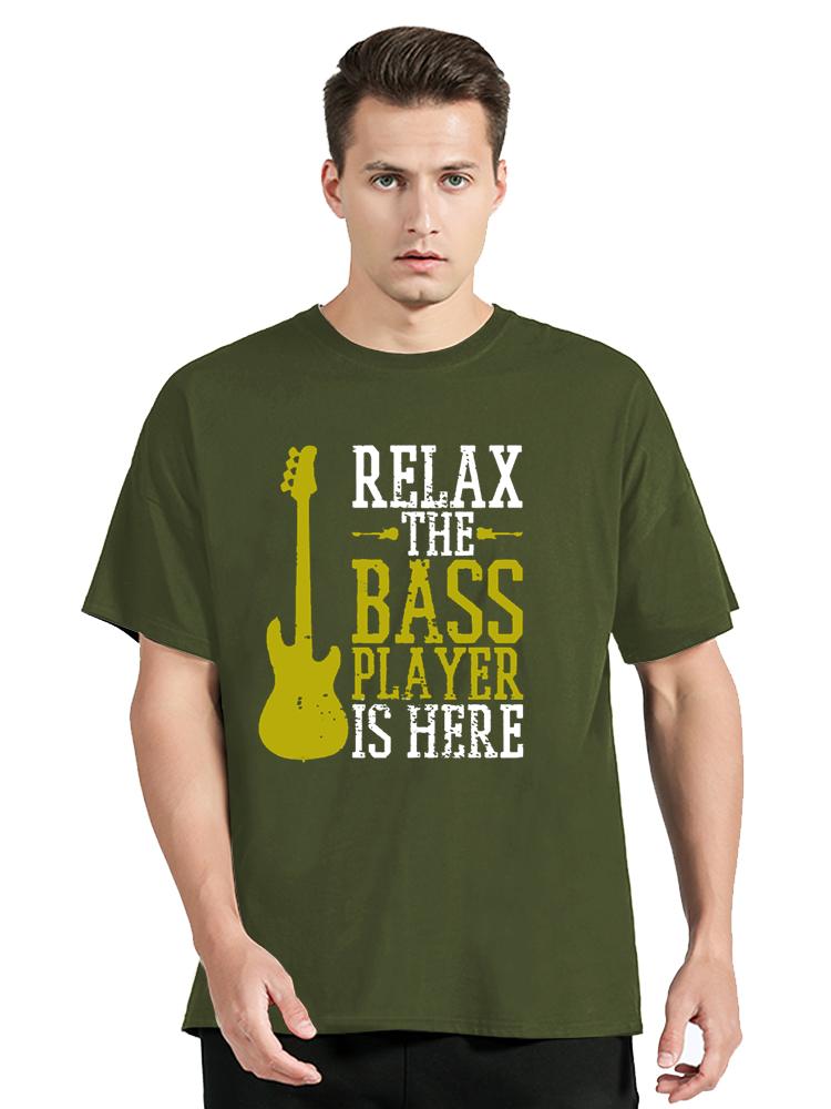 Funny Bass Player Guitar Guitarist Music School Vintage T-shirt Streetwear Cotton Tshirt Fitness Unisex Tops Tees Men's Clothing