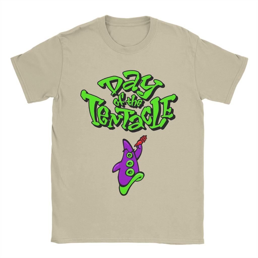 Unisexiac Unisexsion Magliette Day of the Tentacle per Unisex Divertenti Magliette in Cotone Girocollo Manica Corta Magliette Nuovi Arrivi