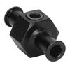 Adapter do manometru ciśnienia paliwa Kształt T Port węża 3/8 cala Gwint NPT 1/8 cala Uniwersalne części samochodowe