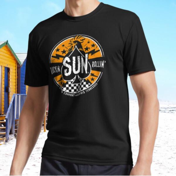 New Rockin Rollin Sun Active T-Shirt Funny Size S - 5XL S