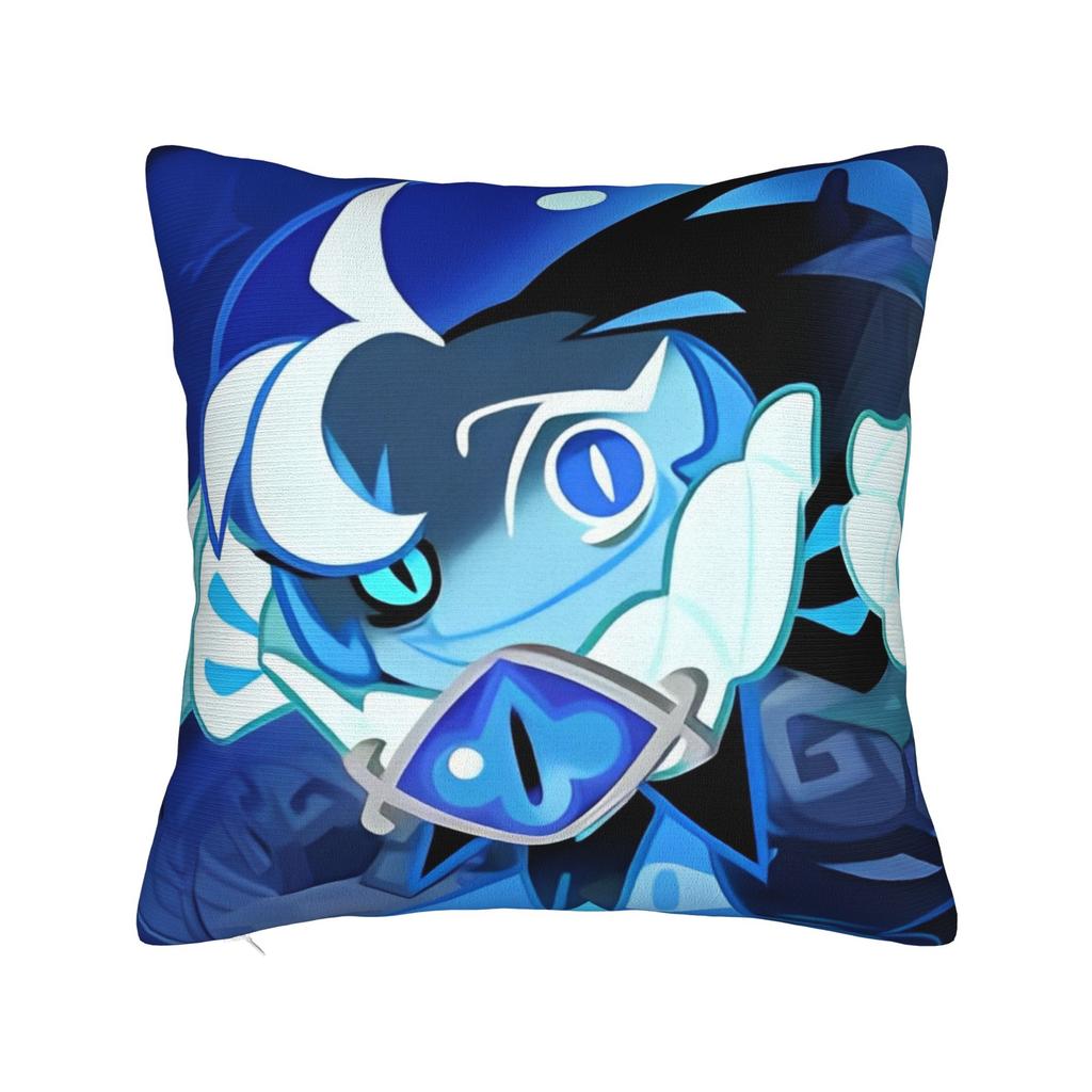 Shadow Milk Cookie Run Kingdom Square Pillow Covers Seat Cute Cartoon Anime Cushion Case Home Decoration Pillow Cover 45*45