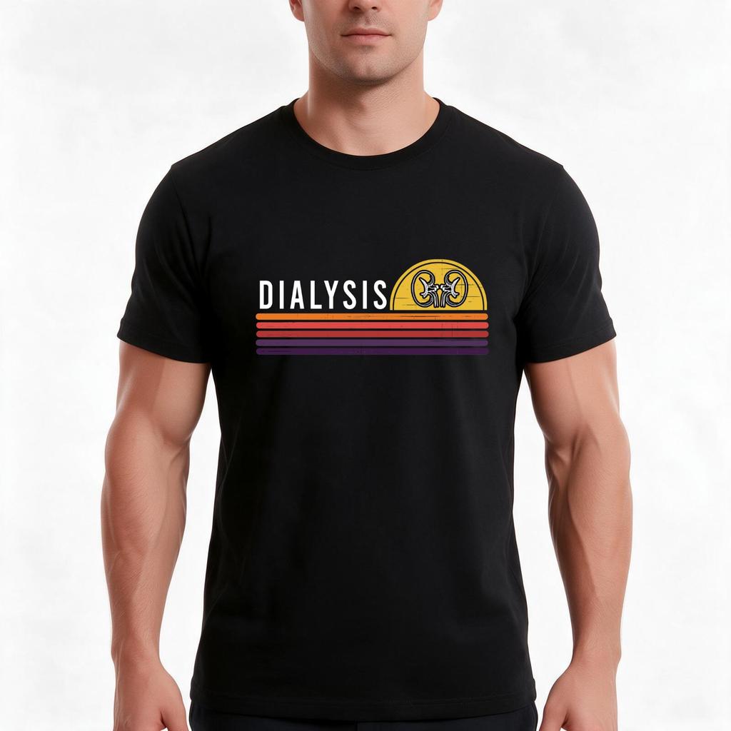 Dialysis For Dialysis Patient Dialysis Technician Tshirt Summer Casual Cotton Tee Oversized Streetwear Tops Unisex Unisex Unisex