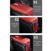 Storage Bag Armrest Heightening Cushion with Tissue Box Auto Armrest Cover Car Armrest Box  Trucks
