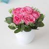 Künstliche Blume Pflanze Simuliert Esstischdeko Plastik Schlafzimmer Imitation Topfblume für Zuhause