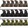 Military Special Forces MOC Building Block SWAT Ghost Commando Figures Police Soldiers Army Gun Weapons Children's Toy Gifts