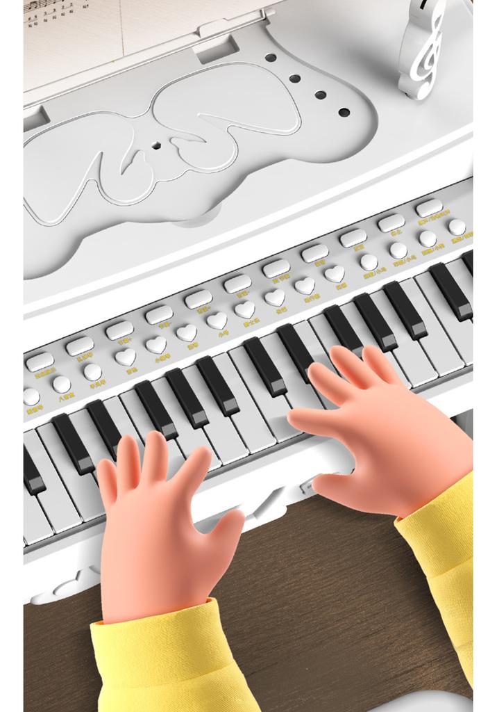 Children's Piano Toy with Microphone