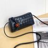 Simple Small Bag Women's New Versatile Shoulder Messenger Bag Women's Woven Leather Women's Bag Mobile Phone Bag