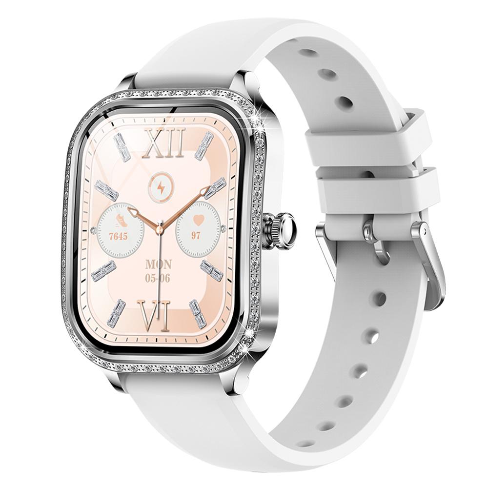 

Fashion Smart Watch Lady Blue Tooth Call Heart Rate Health Monitor Watches Sports Fitness Waterproof Music Women Smartwatch
