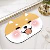 Washroom Diatom Mud Slip-resistant Dirty Easy To Take Nice Care of Carpet Cartoon Cute Washroom Moisture-wicking Quick Dry Wear-resistant Mat