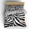 Zebra-Print Drei-Teile-Deko-Set Mehrere Größen Kinder- und Schlafzimmer für Erwachsene Exquisites 3-teiliges Bettwäsche-Set Geschenk