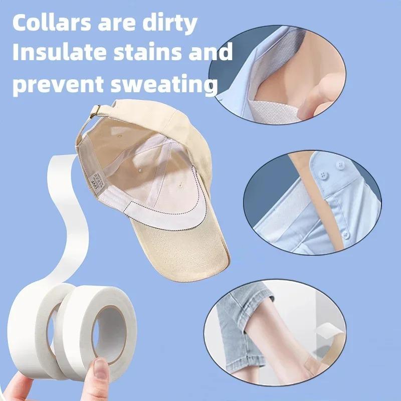 3/5/8m Samolepicí Potuodolný Límec Jednorázový Klobouk Límec Košile Lepidlo Ochranná Páska Proti Nečistotám Prodyšné Nálepky