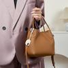 Genuine Leather Women Bucket Bag Luxury Designer Handbags  Cowhide Women's Shoulder Bags Fashion Crossbody Bag