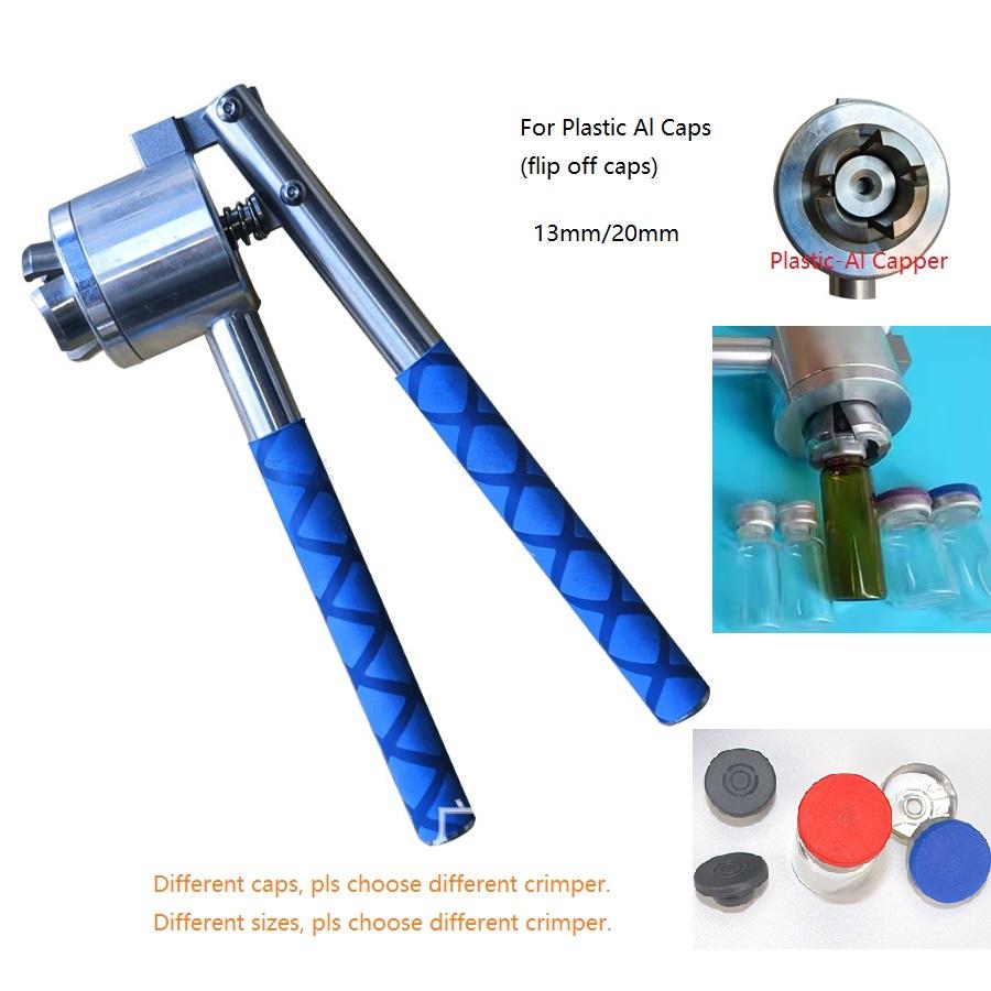 

Steel Vials Crimper 12/15/20mm Vial Bottle Crimper Bottler Capper Sealing Tools 13mm