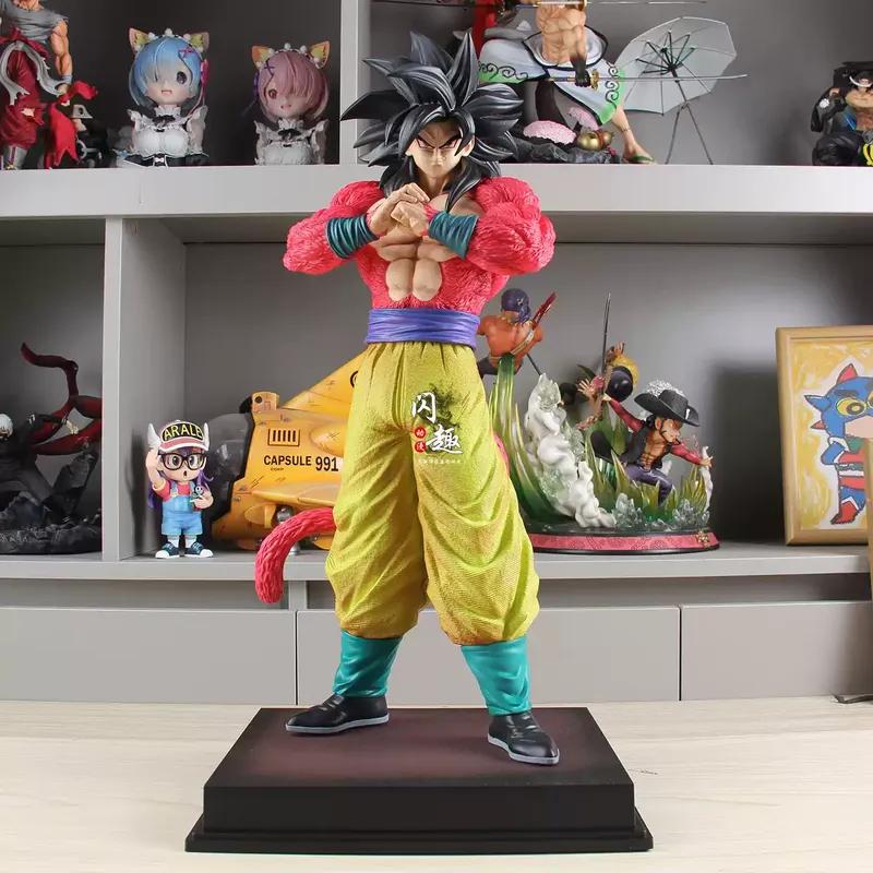 55cm 2%&Jt Studio Dragon Ball Anime Figures Ssj4 Son Goku Figures Super Saiyan 4 Goku Pvc Statue Collection Model Toys Gifts