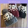 Trendy Knitting Retro High Top Beanie Warmth Comfort Autumn Winter Hat Female