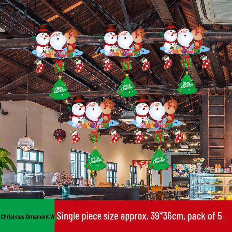 Festive Christmas Ornament & Jewelry Store Decoration
