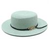 Straw Hat Women'S Summer Flat Top Top Top Hat Seaside Vacation Beach Hat Internet Celebrity With Straw Hat Sun Hat