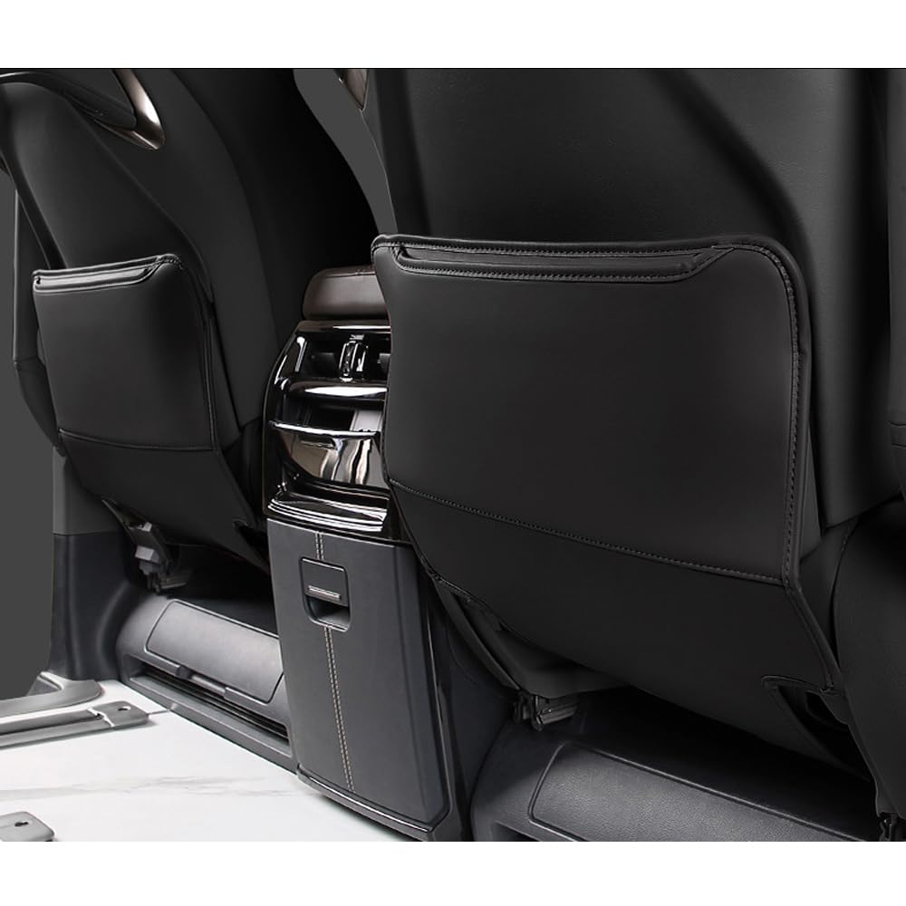YORKNEIC Seat Kick Guard for Toyota New Alphard Vellfire 40 Series Models Exclusively Designed Seat Back Mat Synthetic Leather Kick Mat Kick