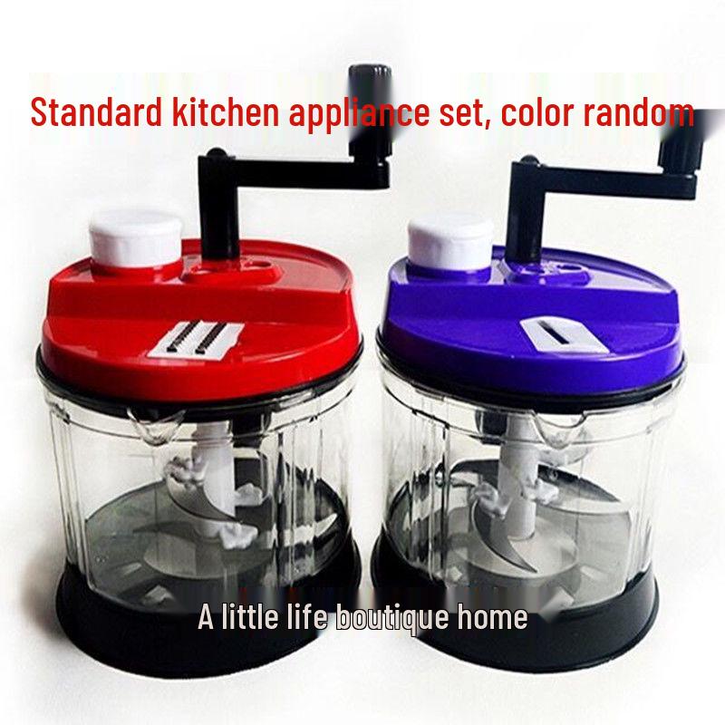 Manuell Kött- och Grönsakskvarn med Handvev: Köksmixer för degfyllning, malning och hackning