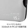 Elecom BM-IBPT15BK Black PC Case for 15.6-inch (MacBook Pro 15) with Small Item Storage Pocket