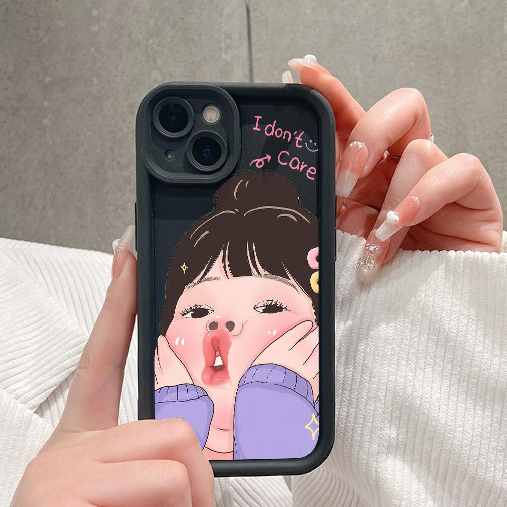 Soft Silicone Phone Casing Full Cover Camera Shockproof Protection Case for iPhone Huawei Honor Samsung Xiaomi Redmi OPPO Realme Vivo Infinix Tecno