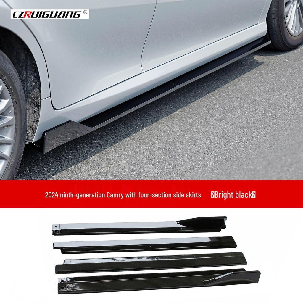 Side Skirts, Anti-Collision Bumpers, Splitter & Spoilers for 2024 Toyota Camry (9th Gen)